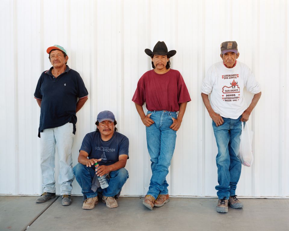 Alfredo, Benny, James, and John, Many Farms, AZ, 2004